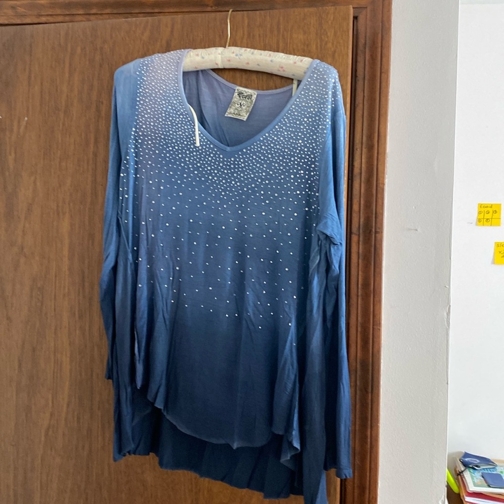 Vocal Blouse - Dark Blue